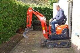 Kubota graafmachine huren